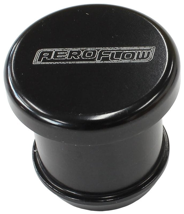 Aeroflow Performance Black Finish Blow-Off Valve Block-Off Plug - 20mm AF64-5220BLK Autofit