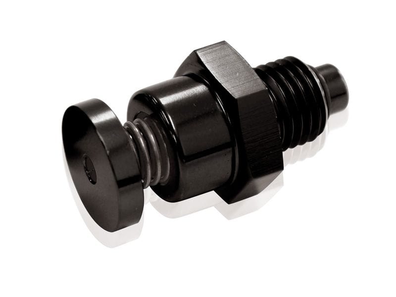Aeroflow Performance Black Finish. Blower Relief Valve 1/8" AF620-02BLK Autofit