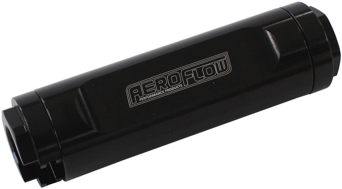 Aeroflow Performance Black Finish Dual Female 3/8" Push-On EFI Fuel Fitting AF809-02BLK Autofit