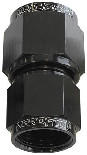 Aeroflow Performance Black Finish Female Swivel Coupler Reducer -10AN to -12AN AF131-10-12BLK Autofit