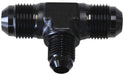 Aeroflow Performance Black Finish Flare AN Stepped Tee -6AN with -4AN on the side AF831-04-06BLK Autofit