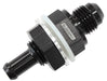 Aeroflow Performance Black Finish Fuel Cell Bulkhead Fitting -6AN to 3/8" Barb AF927-06-06BLK Autofit