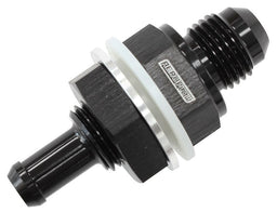 Aeroflow Performance Black Finish Fuel Cell Bulkhead Fitting -6AN to 5/16" Barb AF927-06-05BLK Autofit