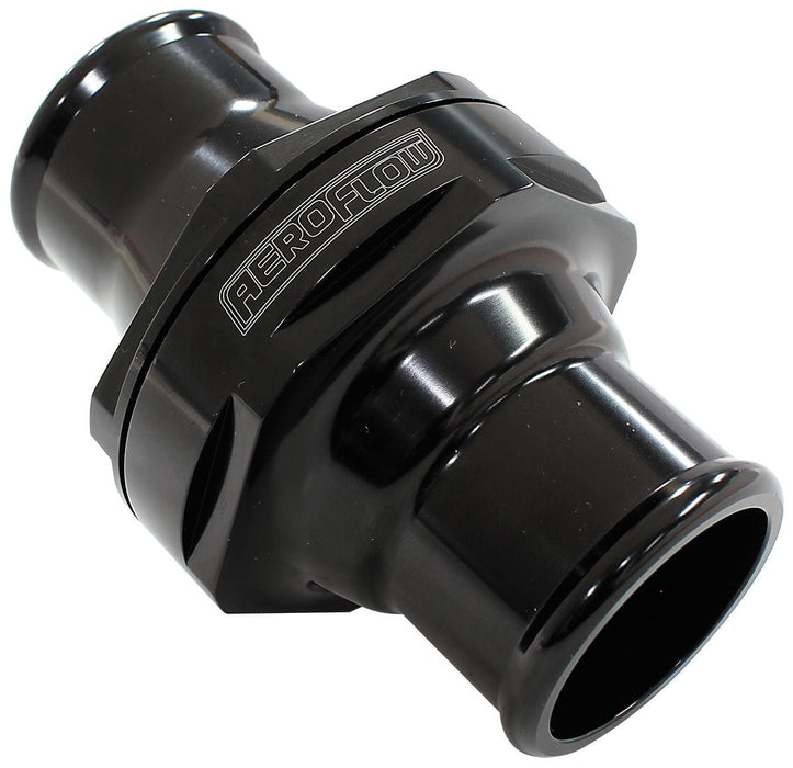 Aeroflow Performance Black Finish Inline Thermostat Housing AF64-3044BLK Autofit