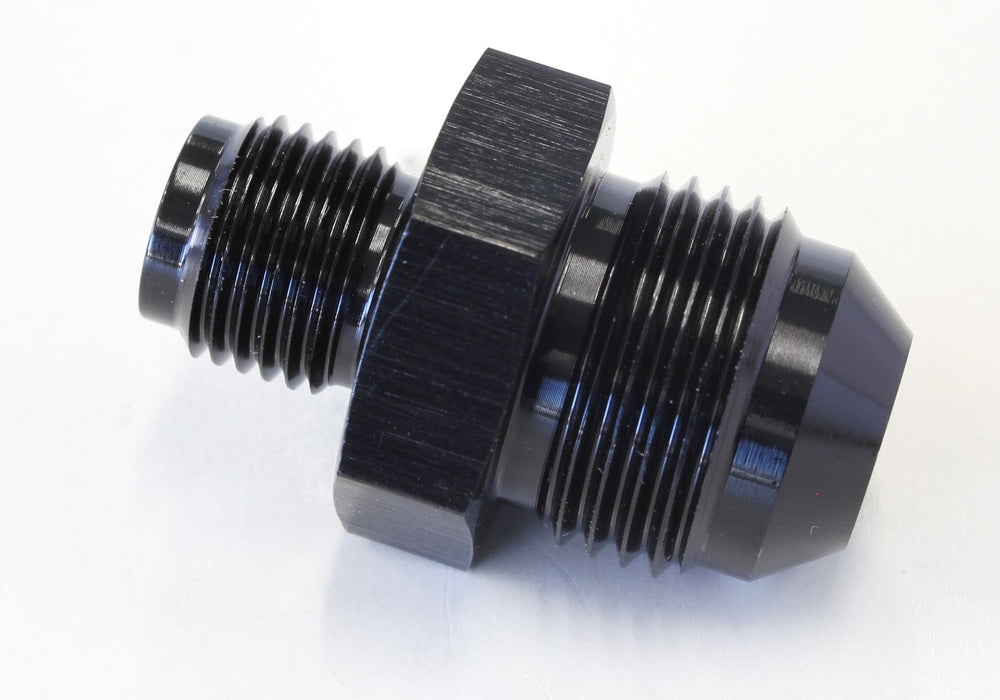 Aeroflow Performance Black Finish Inverted Seat Adapter 1/2"-20 to -8AN AF703-08BLK Autofit