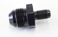 Aeroflow Performance Black Finish Inverted Seat Adapter 3/8"-24 to -8AN AF707-08BLK Autofit