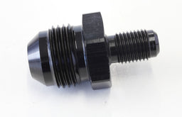 Aeroflow Performance Black Finish Inverted Seat Adapter 3/8"-24 to -8AN AF707-08BLK Autofit