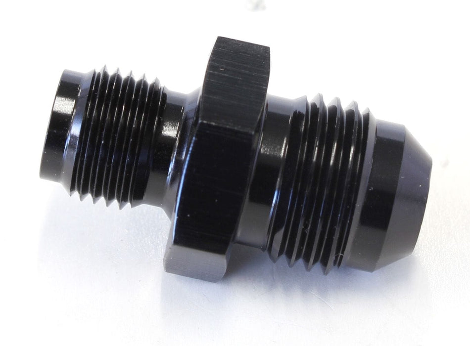 Aeroflow Performance Black Finish Inverted Seat Adapter 7/16"-24 to -6AN AF702-06BLK Autofit