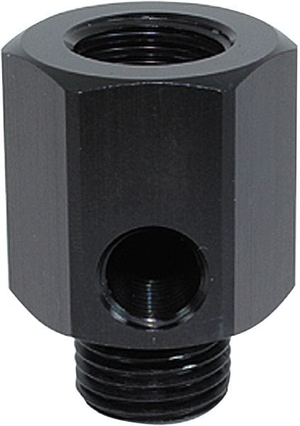 Aeroflow Performance Black Finish. M12 x 1.5 Metric Extension with 1/8" Port AF810-M12-02BLK Autofit