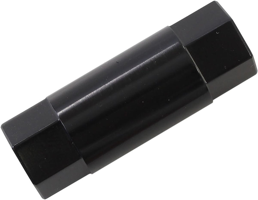 Aeroflow Performance Black Finish M6 Female Hex Spacer, 40mm Length AF64-4385BLK Autofit