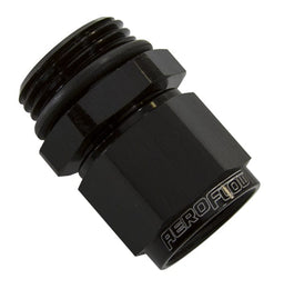 Aeroflow Performance Black Finish Male -8 ORB to Female -8AN Swivel Adapter AF907-08BLK Autofit