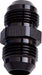 Aeroflow Performance Black Finish Male Flare Union -20AN AF815-20BLK Autofit
