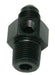 Aeroflow Performance Black Finish Male NPT to Adapter 3/8" to -6AN with 1/8" Port AF139-06-08BLK Autofit