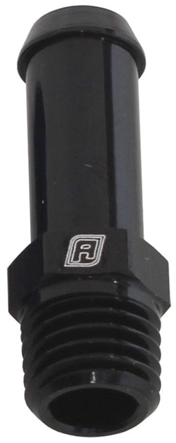 Aeroflow Performance Black Finish Male NPT to Barb Straight Adapter 1/16" to 1/4" AF841-04-01BLK Autofit