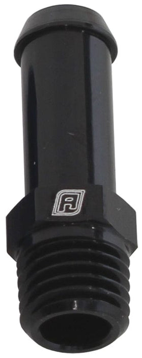Aeroflow Performance Black Finish Male NPT to Barb Straight Adapter 1/16" to 1/4" AF841-04-01BLK Autofit