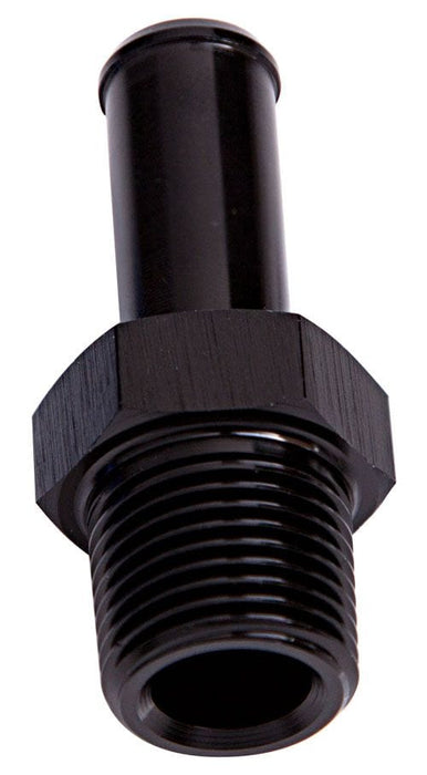 Aeroflow Performance Black Finish Male NPT to Barb Straight Adapter 1/2" to 5/8" AF841-10BLK Autofit