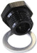 Aeroflow Performance Black Finish. Metric Port Reducer M18 x 1.5 to 1/8" AF912-M18-02BLK Autofit