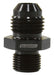 Aeroflow Performance Black Finish Metric to Male Flare Adapter M12 x 1.0mm to -6AN AF738-06BLK Autofit