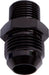 Aeroflow Performance Black Finish Metric to Male Flare Adapter M12 x 1.25mm to -4AN AF730-04BLK Autofit