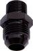 Aeroflow Performance Black Finish Metric to Male Flare Adapter M12 x 1.5mm to -4AN AF731-04BLK Autofit