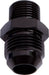 Aeroflow Performance Black Finish Metric to Male Flare Adapter M24 x 1.5mm to -10AN AF737-10BLK Autofit