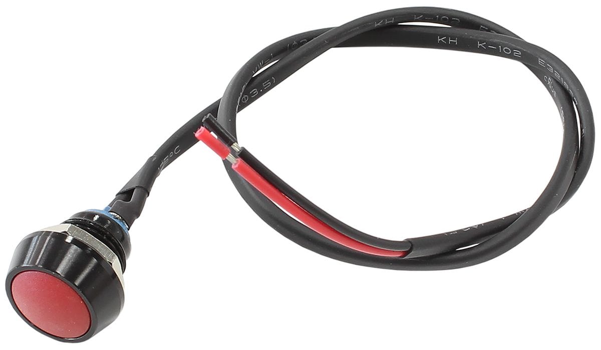 Aeroflow Performance Black Finish Momentary Button to suit Gear Knob & Side Plate AF72-9906BLK Autofit