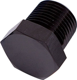 Aeroflow Performance Black Finish NPT Hex Head Plug 1" AF933-16BLK Autofit