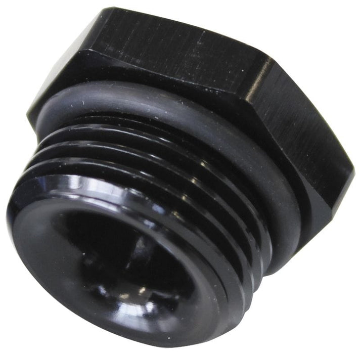 Aeroflow Performance Black Finish. ORB Port Reducer -10ORB to 1/8" AF912-P10-02BLK Autofit