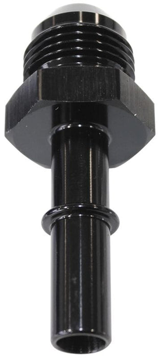 Aeroflow Performance Black Finish Push-In EFI Fuel Fitting -6AN Push-on to 5/16" Male Hard Tube AF817-01BLK Autofit