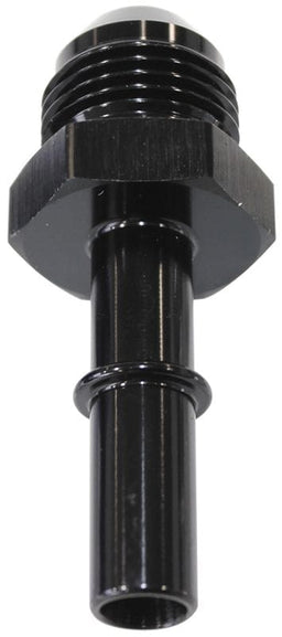 Aeroflow Performance Black Finish Push-In EFI Fuel Fitting -8AN Push-on to 3/8" Male Hard Tube AF817-03BLK Autofit