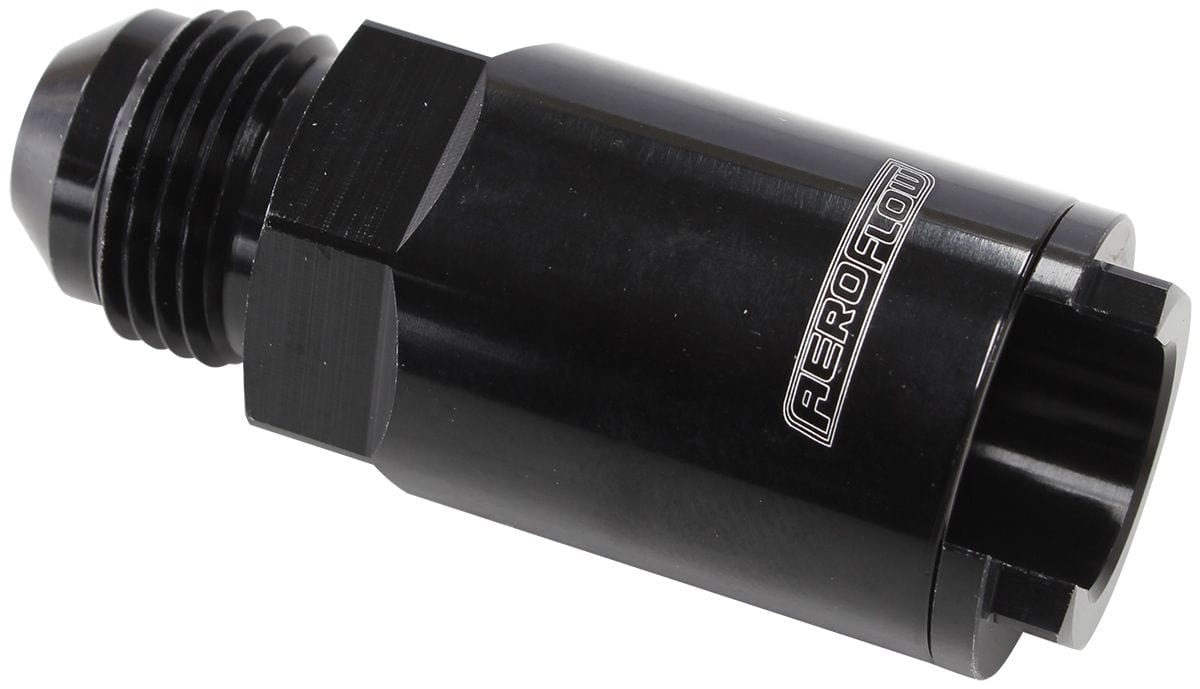 Aeroflow Performance Black Finish Push-On EFI Fitting -8AN with 1/2" Push-On AF808-04BLK Autofit
