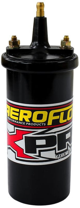 Aeroflow Performance Black Finish Round Canister Male Terminal Type Ignition Coil AF4220-8223 Autofit