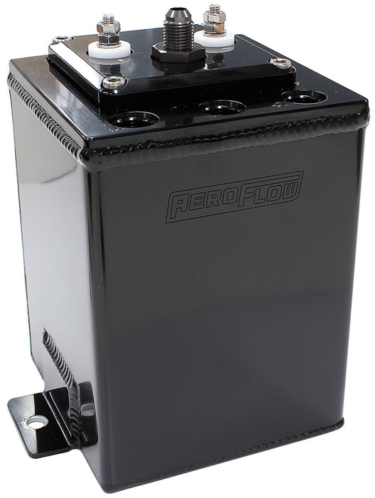 Aeroflow Performance Black Finish Single 40mm Pump Surge Tank AF77-4055BLK Autofit