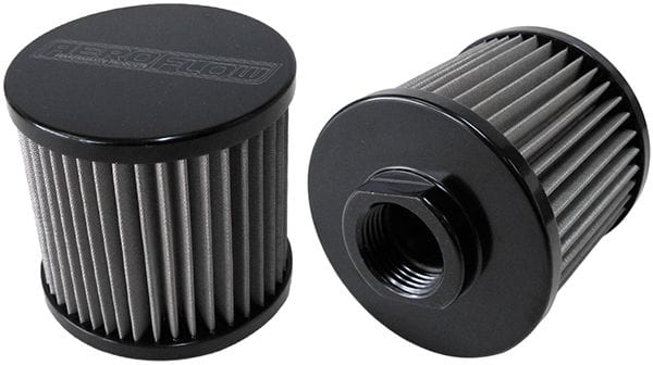 Aeroflow Performance Black Finish. Stainless Steel Billet Breather with -12AN Female Thread AF77-2001BLK Autofit