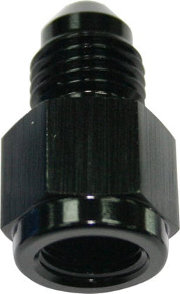 Aeroflow Performance Black Finish Straight Female NPT to Male AN Adapter 1/8" to -3AN AF370-03BLK Autofit