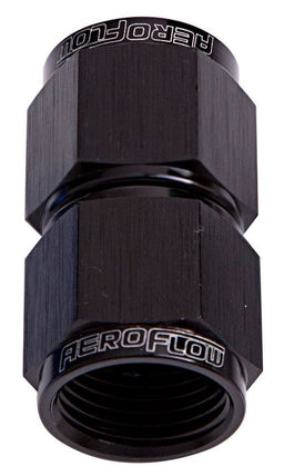 Aeroflow Performance Black Finish Straight Female Swivel Coupler -10AN AF131-10BLK Autofit