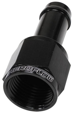 Aeroflow Performance Black Finish Straight Hose Barb 3/16" to -4AN Female AF411-04BLK Autofit