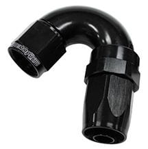Aeroflow Performance Black Finish. Suit 100 & 450 Series Hose 150 Series Taper One-Piece Full Flow Swivel 150° Hose End -12AN AF155-12BLK Autofit