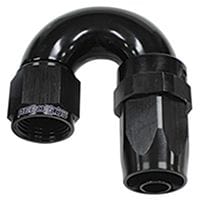 Aeroflow Performance Black Finish. Suit 100 & 450 Series Hose 150 Series Taper One-Piece Full Flow Swivel 180° Hose End -4AN AF159-04BLK Autofit