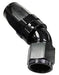 Aeroflow Performance Black Finish. Suit 100 & 450 Series Hose 150 Series Taper One-Piece Full Flow Swivel 45° Hose End -12AN AF152-12BLK Autofit