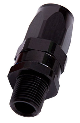 Aeroflow Performance Black Finish. Suit 100 & 450 Series Hose Male NPT Taper Swivel Straight Hose End 1/2" to -12AN AF830-12-08BLK Autofit