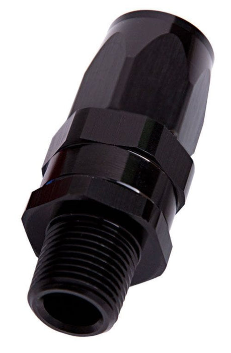 Aeroflow Performance Black Finish. Suit 100 & 450 Series Hose Male NPT Taper Swivel Straight Hose End 3/4" to -12AN AF830-12-12BLK Autofit
