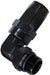 Aeroflow Performance Black Finish. Suit 100 & 450 Series Hose ORB Taper Swivel 90° Hose End -12AN to -12AN AF849-12-12BLK Autofit