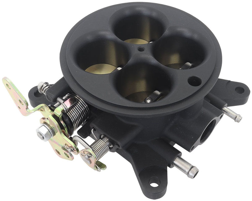 Aeroflow Performance Black Finish. Suit 4150/4500 Cast Aluminium 4 Barrel 1000cfm Throttle Body AF64-2251BLK Autofit
