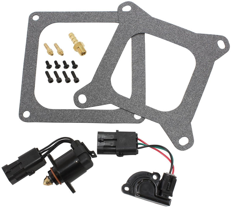 Aeroflow Performance Black Finish. Suit 4150/4500 Flanges Billet Aluminium 4 Barrel 1375cfm Throttle Body AF64-2250BLK Autofit