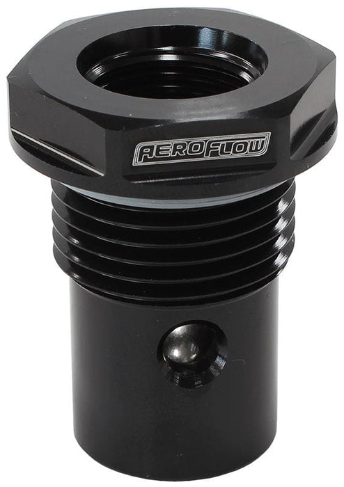 Aeroflow Performance Black Finish, Suit Aeroflow Fuel Cells, -12 Male ORB to -8 Female ORB Roll Over Valve -12AN AF613-12BLK Autofit
