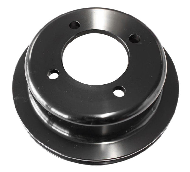 Aeroflow Performance Black Finish. Suit Ford 302-351C 4-Bolt Billet Crankshaft Pulley AF64-2024BLK Autofit