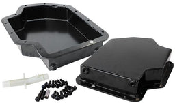 Aeroflow Performance Black Finish. Suit GM Turbo 400 3" Deep Fabricated Transmission Pan including Filter Extension AF72-3001BLK Autofit