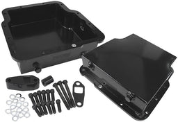 Aeroflow Performance Black Finish. Suit Holden Trimatic 3.25" Deep Fabricated Transmission Pan including Filter Extension AF72-3005BLK Autofit