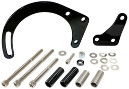 Aeroflow Performance Black Finish. Suit Small Block Chevy with Long Water Pump Low Mount Alternator Bracket AF64-4010BLK Autofit